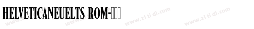 HelveticaNeuelTS Rom字体转换